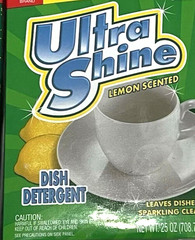 Lot (3) The Home Store Ultra Shine Lemon Scented Dish Detergent 25 oz FREE SHIP.