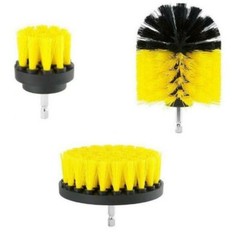3 Pcs/Set Electric Drill Brush Bristle Cleaning Head for Car Tile Carpet Floor