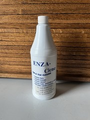 ENZA-Clene Tub & Tile Cleaner 1 Quart Cleans Tiles Floors Grout Tubs Shower Sink