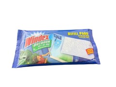 Windex Outdoor Window Cleaning Refill Pads Includes 2 Pads NEW SEALED