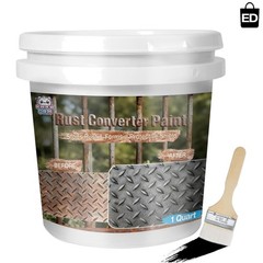 2-In-1 Rust Converter & Metal Primer, 35 Floz Automotive Rust Remover Paint for