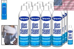 Foaming Glass Cleaner with Fresh Scent – Streak-Free Shine, 19 oz, Pack of 12