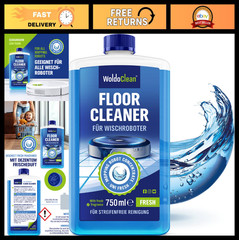 Robot Mop Floor Cleaning Solution 25 oz – Low Foam Concentrate, Compatible with
