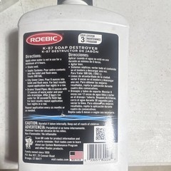Roebic Soap Destroyer Liquid Eliminates Buildup Sink/Drain 32 fl oz K-87