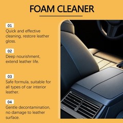 2PCS Multi-Purpose Foam Cleaner, 2025 New All Around Master Foam Cleaner-USA