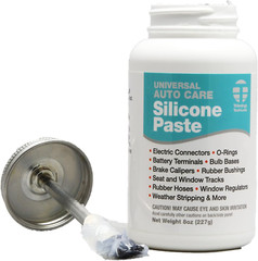TSG Universal Auto Care Silicone Paste with Brush, 8 Oz