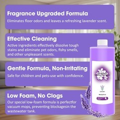 Lavender Scent Floor Cleaning Solution, 1L 33.8Fl OZ, Compatible with Roboroc…
