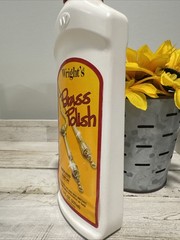 Wright’s Brass Copper Chrome Bronze Pewter Polish Cleaner 8oz Discontinued HTF