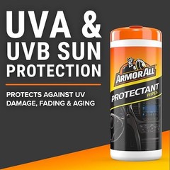 Original Protectant Wipes by Armor All, Car Interior Cleaner Wipes, 30 Count …