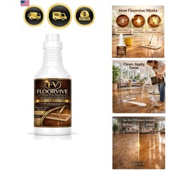 Wood Floor Restorer & Polish for Hardwood Floors, High Solid Floor Shine Rest…