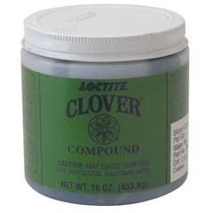 Clover Silicon Carbide Gel Water,C,220 Grit 232932 Clover 232932 1 lb
