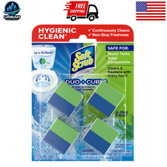 Soft Scrub in-Tank Toilet Cleaner Duo-Cubes, Alpine Fresh, 4 Count