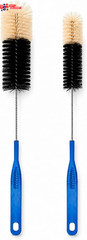 2 Pack 17 Inch Long Handle Bottle Brush | Narrow Neck Bottle Cleaner, 2 Inch & 1