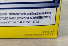 Vintage New Old Stock 1993 RID-X Septic Treatment Powered Concentrated Formula
