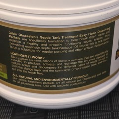 Septic Tank Treatment – 1 Year Supply of Dissolvable Easy Flush Live Bacteria