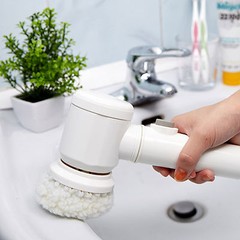 Handheld L-FR Electric Scrubber Kitchen Bath Washing Cleaner Cleaning Brush Tool