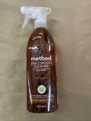 Method Daily Wood Cleaner, Almond, Plant-Based Formula Dust & Grime, 28 oz Spray