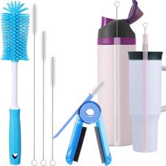 Water Bottle Cleaner Brush Set for Owala 24Oz/32Oz/40Oz Cup,5 Pcs | Multifunctio