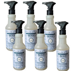 6 Pack Mrs. Meyer’s Clean Day Everyday Cleaner Snowdrop 16oz Multi Surface