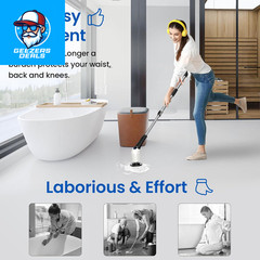 Electric Spin Scrubber, Cordless Power Scrubber up to 420RPM Powerful Cleaning,