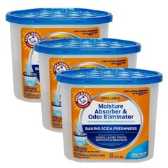 Moisture Absorber & Odor Eliminator Tubs, 14 oz, 3 Pack – Trap Musty Odors!