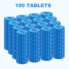 100 Pack Toilet Bowl Cleaner Tablets, Long-Lasting Bathroom Toilet Tank Cleaner.