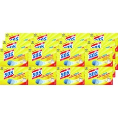 SOS Steel Wool Soap Pads 4/Box 24 Boxes 96 Pads Full Case New Sealed CLO98041