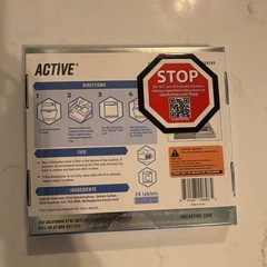 ACTIVE Dishwasher Cleaner Tablets, Unscented, Deodorizes, 24 Count
