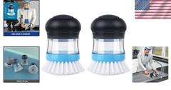 Soap Dispensing Palm Brush – Pack of 2