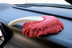 Mini Car Duster Brush Microfiber Cleaning Tool for Vehicle Dust Removal