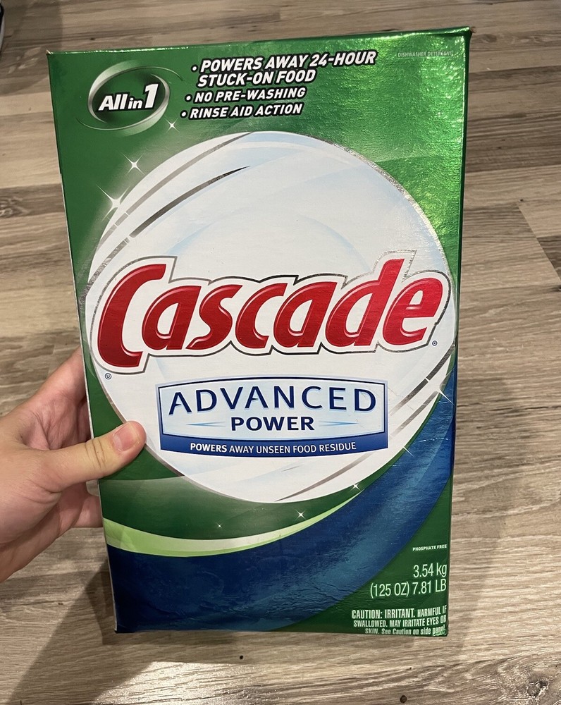 DISCONTINUED Cascade Advanced Powder Dishwasher Detergent 125oz Retired