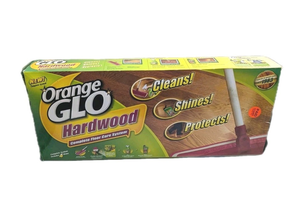 Orange Glo Hardwood Floor Care Complete System New Old Stock