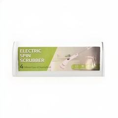 Electric Spin Scrubber KS-2640C – 4 Brush Heads, Cordless & Rechargeable
