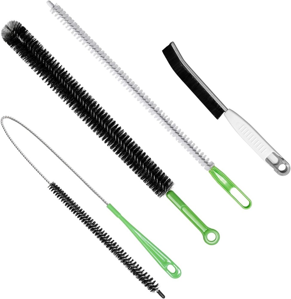 4pcs Flexible Cleaning Brush Set for Dryer Vents, Fridge Coils, HVAC Systems …