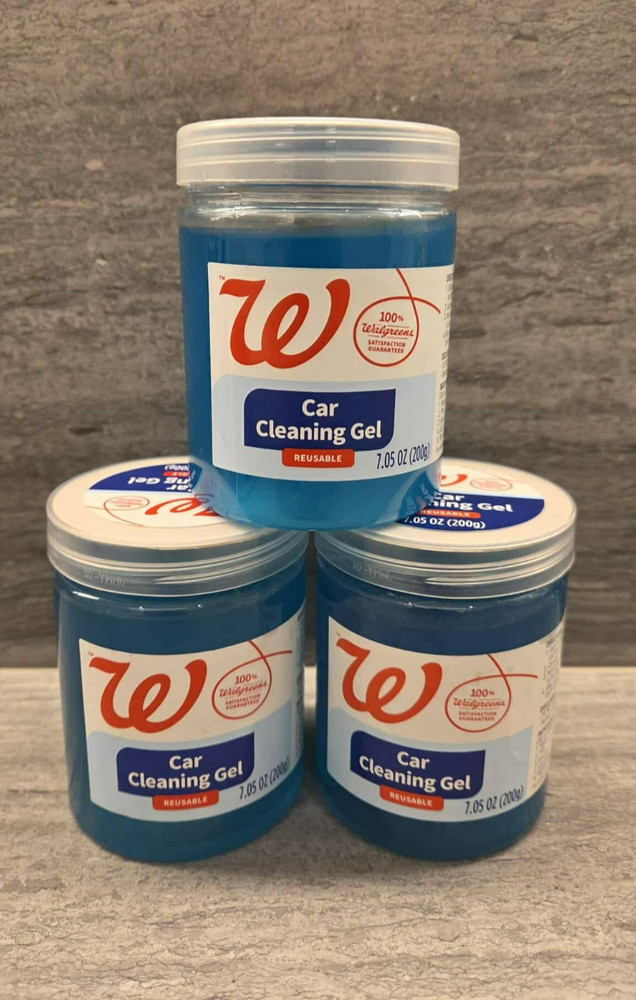 Lot of 3 Walgreens Car Cleaning Gel / Putty for Car Vents and Detailing – Sealed