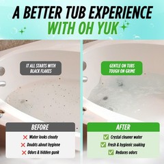 Jetted Tub Cleaner for Jacuzzis & Whirlpools, Septic Safe, Deep Cleans Jets, 16