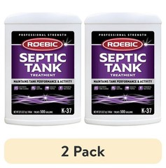 (2 pack) Liquid Septic Tank Treatment, Drain Clog Remover with Enzymes
