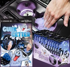 Gunk Getter, Cleaning Gel for Those Hard to Reach Places, Automotive Cup Hold…