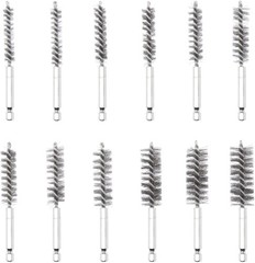 00325A Wire Brush Drill Attachments with 1/4-Inch Hex Shank, SAE and MM Brush…