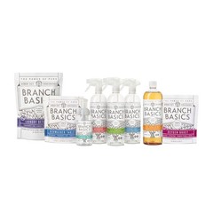 Branch Basics Ultimate Starter Kit: Natural All Purpose Cleaner, Glass, Bathr…