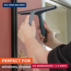 Full Circle Clean Ocean Squeegee – Shower, Glass, Window, Tile, Windshield – Str