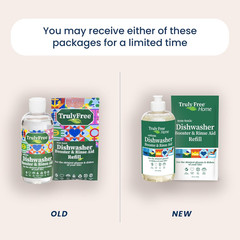 Truly Free Natural Dishwasher Booster & Rinse Aid Kit – Non-Toxic Dishwashing Ai