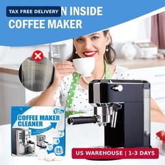 24-Pack Coffee Machine Cleaner Descaler Tablets, Descaling & Deep Cleaning Tabs