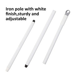 Floor Scrub Brush with Long Handle, 2 in 1 Scrape and Brush, Stiff Bristles f…
