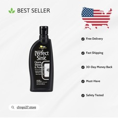 Perfect Sink Cleaner & Polish – Fresh Lemon Scent, 8.5 Fl Oz, Tough on Stains