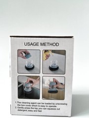 Kitchen Cleaning Brush Pot Dish Brush With Washing Up Liquid Soap Dispenser 2 In