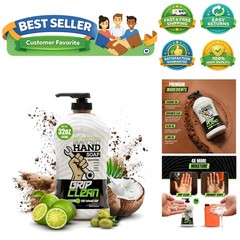 Heavy Duty Hand Cleaner for Mechanics – Natural Pumice & Clay-Infused Technol…