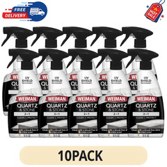 10 Pack Weiman 2 in 1 Quartz Stone Cleaner UV Protection Spray 16 oz