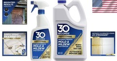 Pro Mold Mildew Remover 2X Stronger 96oz 2-Pack Scrub Free Instant Brightening