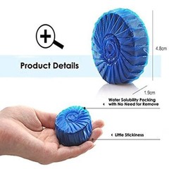 24 Automatic Bleach Toilet Bowl Cleaner Stain Remover Blue Tab-Tablet Flush Tank